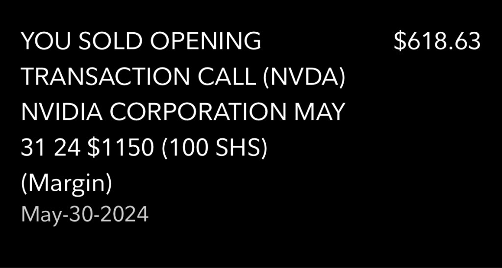 2024年6月2日周末篇：本周卖出三组NVDA Option的结果、反思和操作总结；顺带聊聊我这周踩到的两个雷