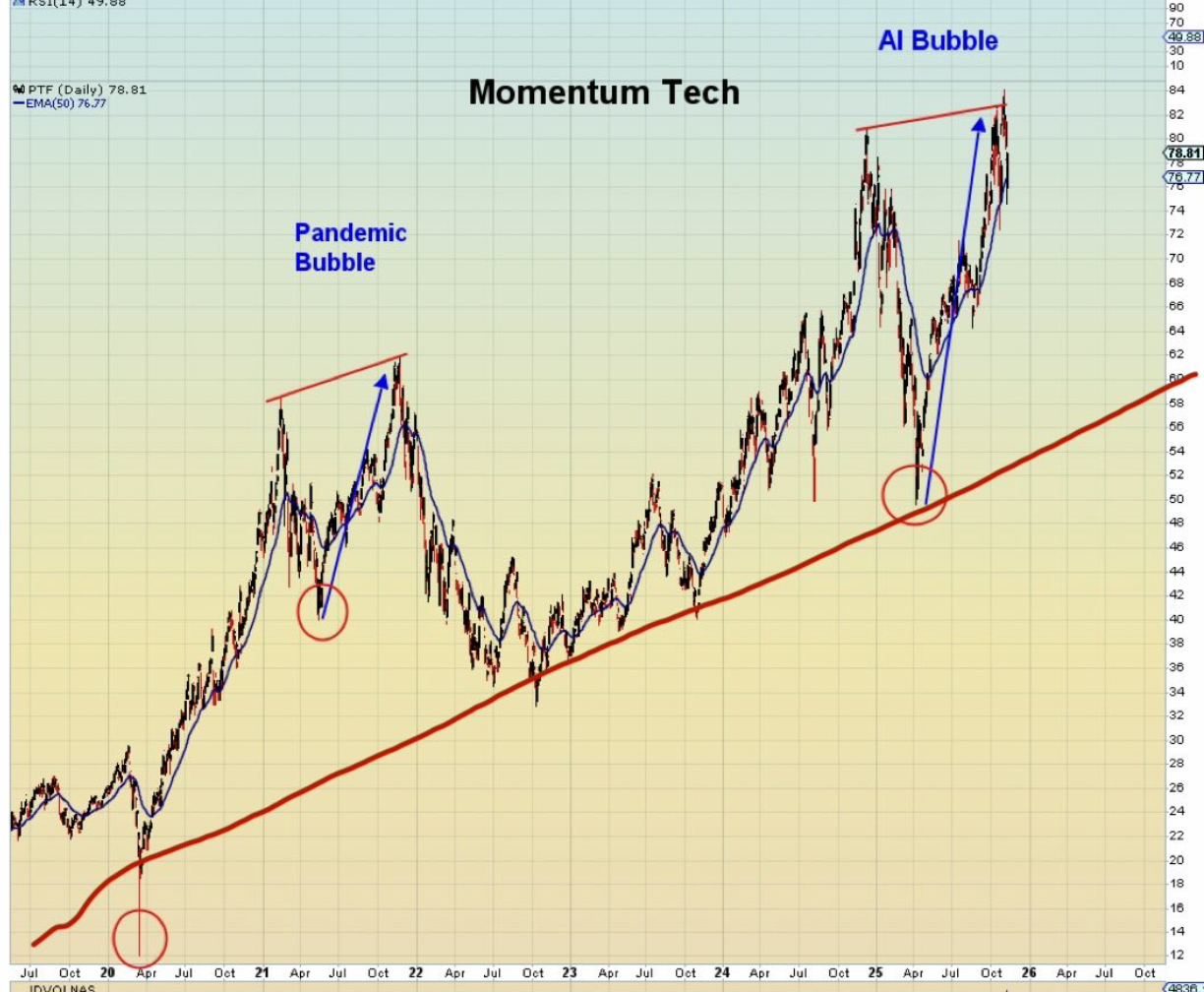 2025年11月9日：AI基建泡沫初现，谁是最后赢家；政府停摆创历史纪录，回调正式开始了？