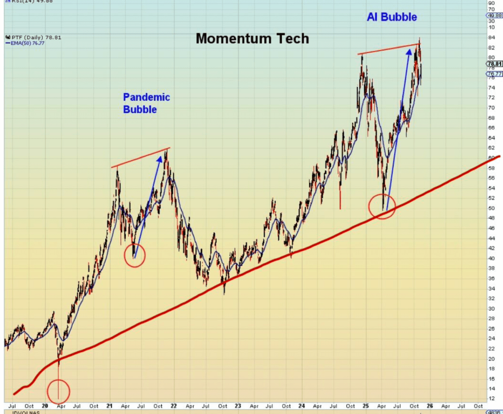 2025年11月9日：AI基建泡沫初现，谁是最后赢家；政府停摆创历史纪录，回调正式开始了？
